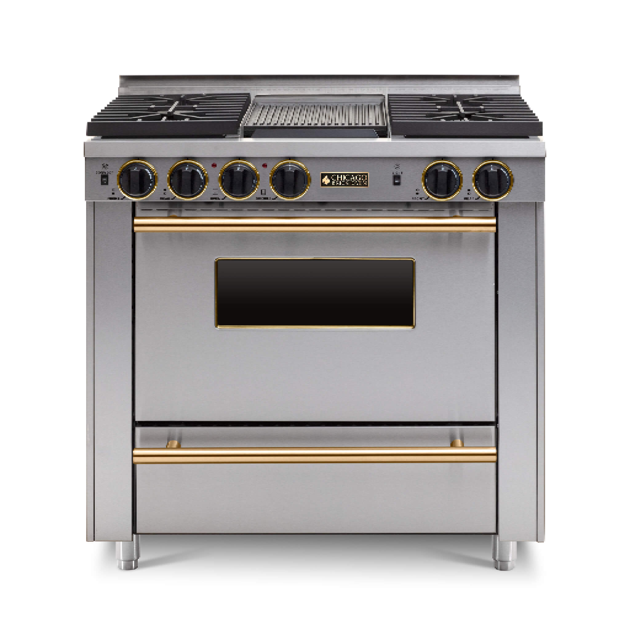 Chicago Brick Oven 36" All-Gas Convection Range With Sealed Burners (SAK23809)