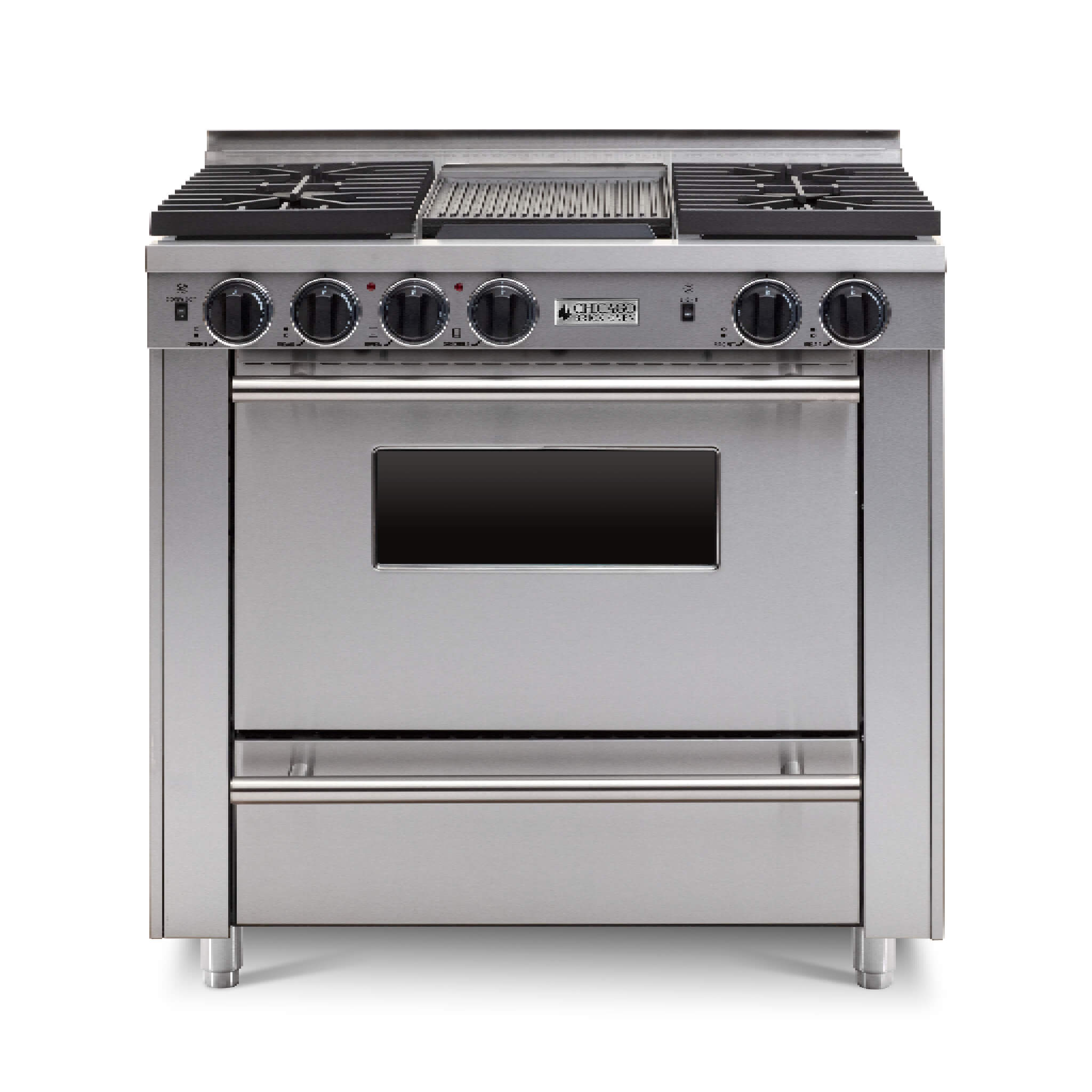 Chicago Brick Oven 36" All-Gas Convection Range With Sealed Burners (SAK23809)