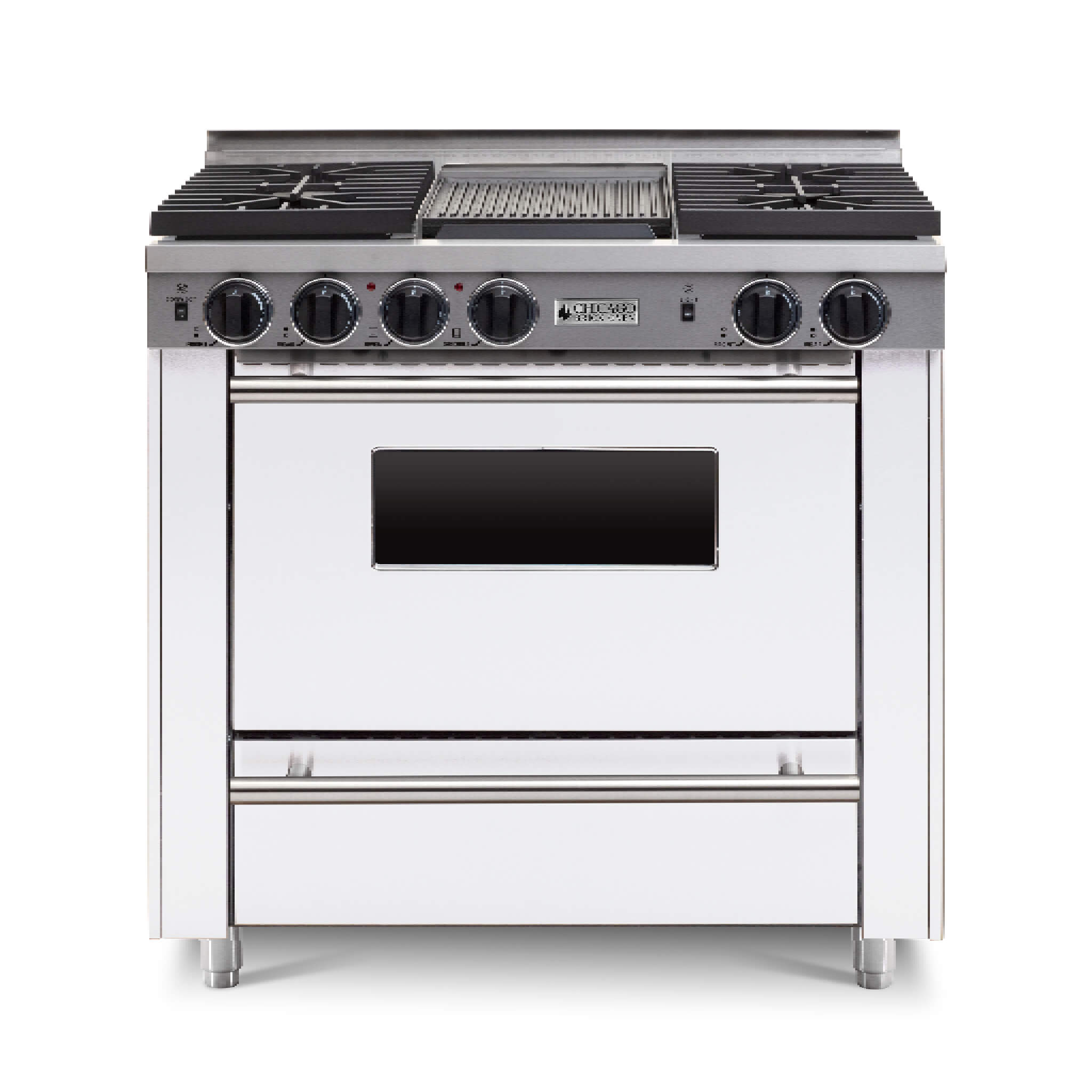 Chicago Brick Oven 36" All-Gas Convection Range With Sealed Burners (SAK23809)
