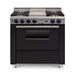 Chicago Brick Oven 36” Dual-Fuel Self-Cleaning Convection Range With Open Burners (SAK87235)