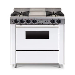 Chicago Brick Oven 36” Dual-Fuel Self-Cleaning Convection Range With Open Burners (SAK87235)
