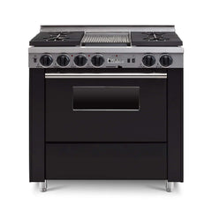 Chicago Brick Oven 36” Dual-Fuel Self-Cleaning Convection Range With Sealed Burners (SAK40567)
