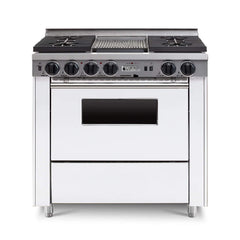 Chicago Brick Oven 36” Dual-Fuel Self-Cleaning Convection Range With Sealed Burners (SAK40567)