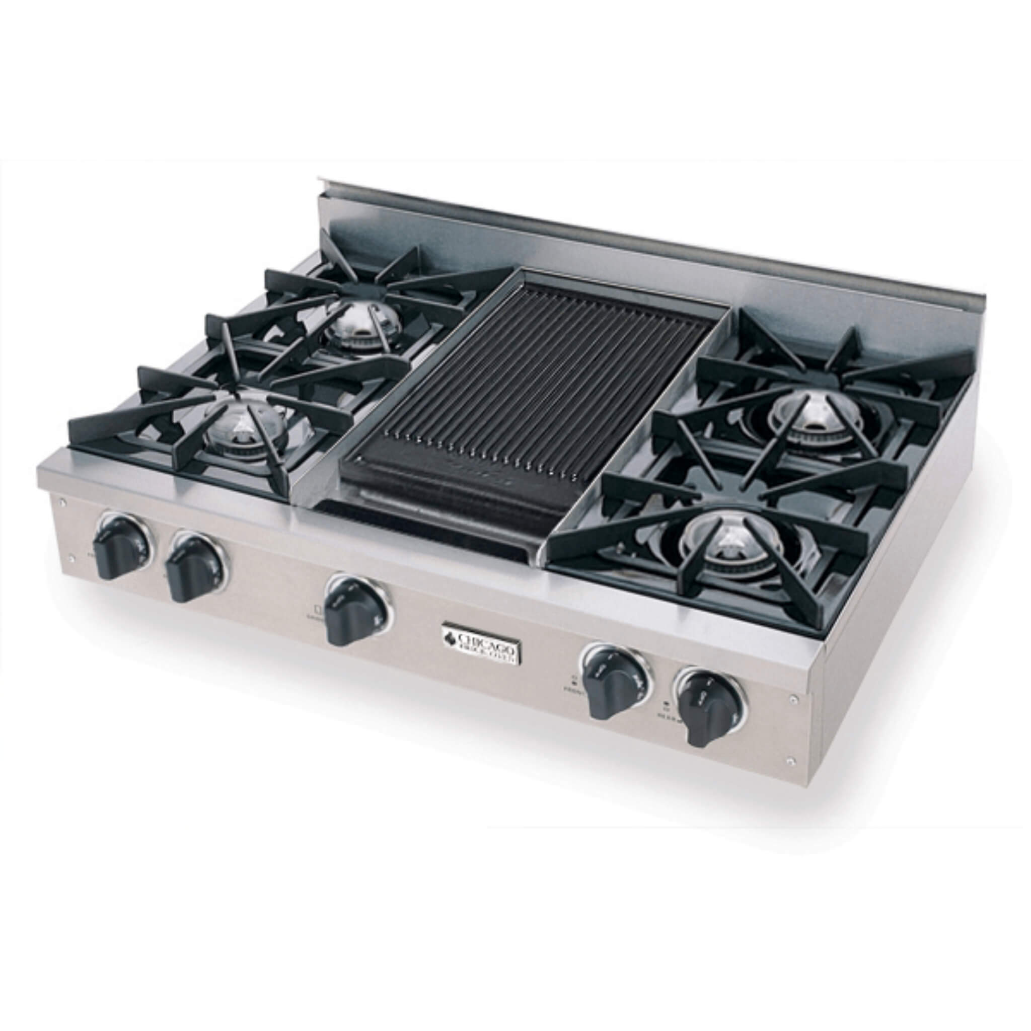 Chicago Brick Oven 36" Gas Rangetop With 4 Open Burners (SAK87134)