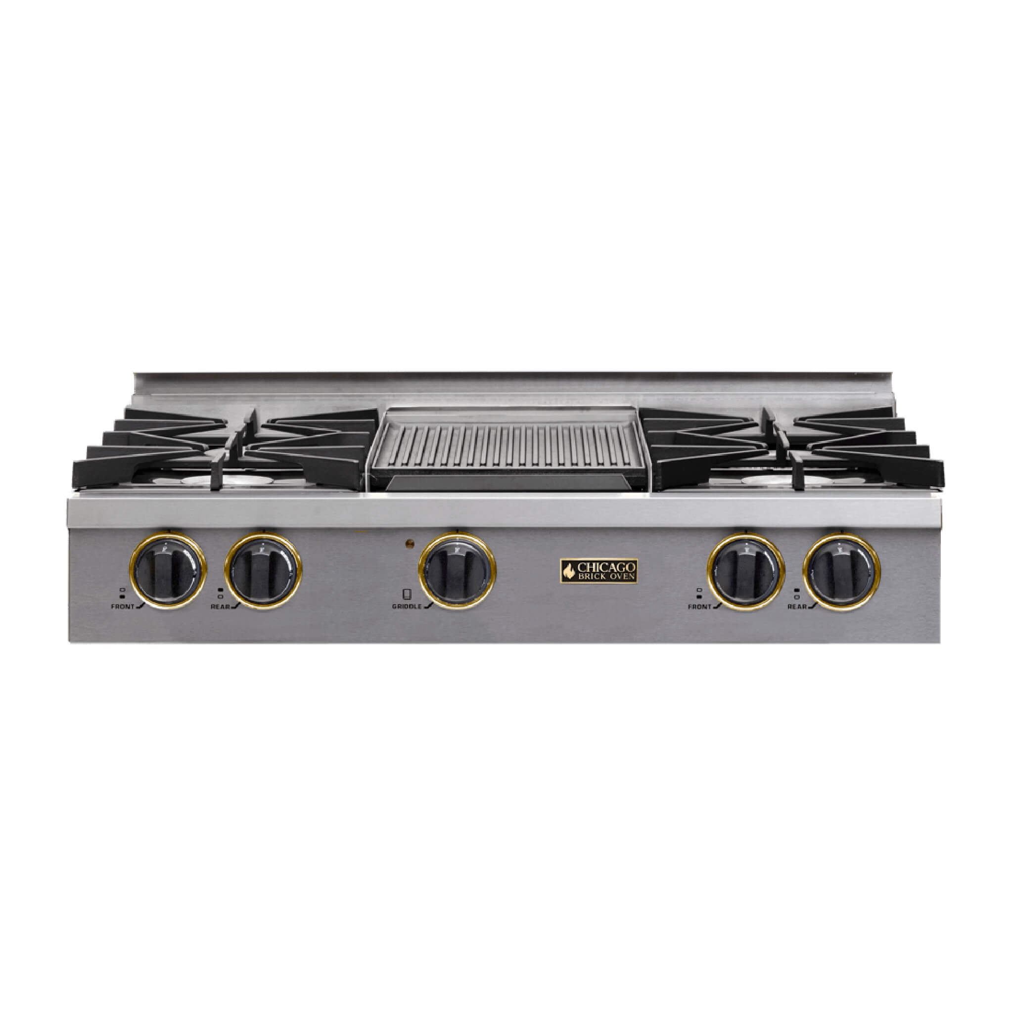 Chicago Brick Oven 36" Gas Rangetop With 4 Open Burners (SAK87134)
