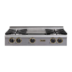 Chicago Brick Oven 36" Gas Rangetop With 4 Open Burners (SAK87134)