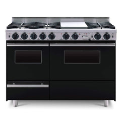 Chicago Brick Oven 48" Dual Fuel Self-Cleaning Convection Range With Open Burners (SAK23178)