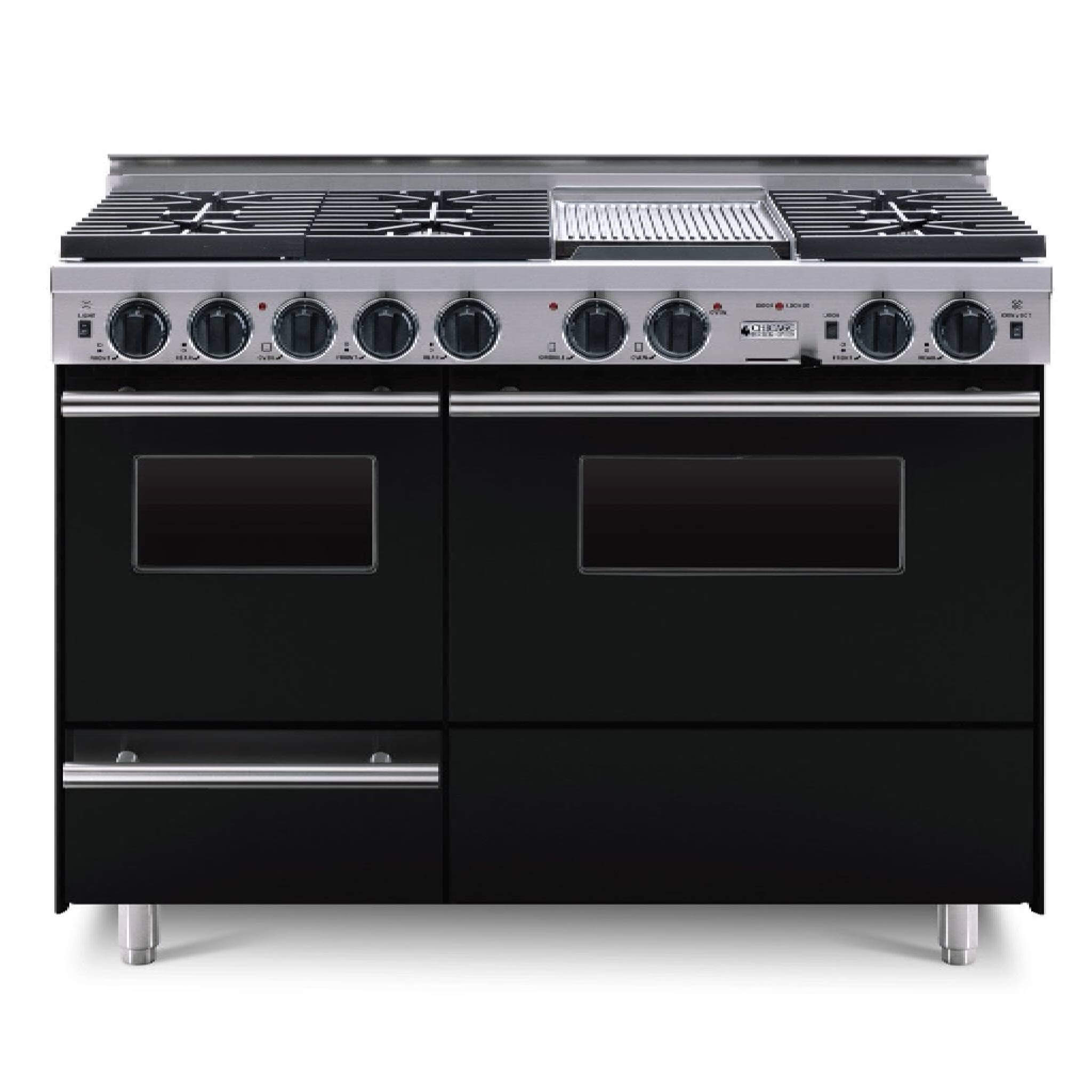 Chicago Brick Oven 48" Dual Fuel Self-Cleaning Convection Range With Sealed Burners (SAK68543)