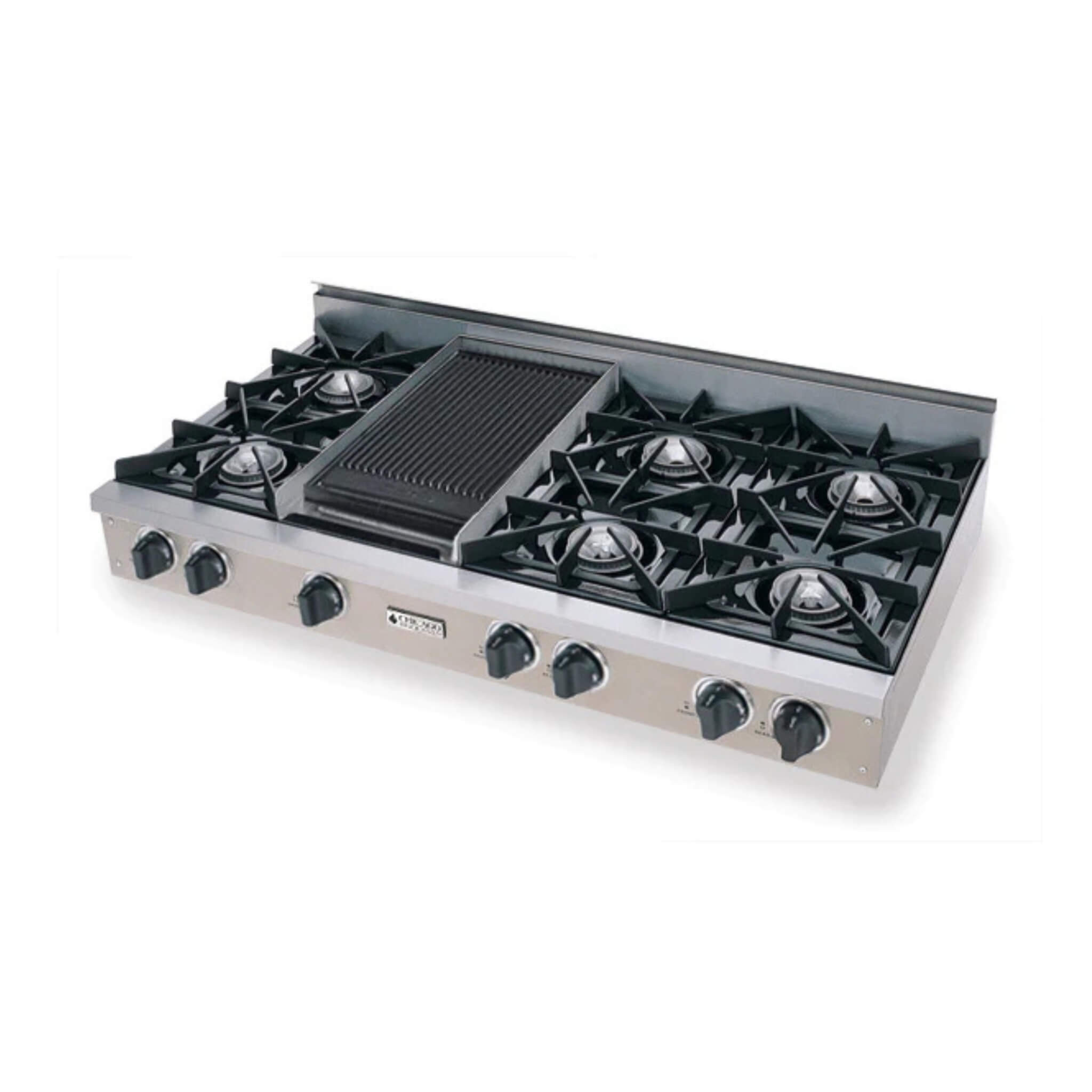 Chicago Brick Oven 48" Gas Rangetop With Open 6 Burners (SAK04673)