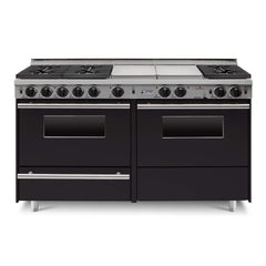 Chicago Brick Oven 60" Dual Fuel Self-Cleaning Convection Range With Sealed Burners (SAK47901)