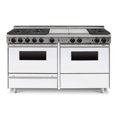 Chicago Brick Oven 60" Dual Fuel Self-Cleaning Convection Range With Sealed Burners (SAK47901)