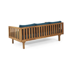 Claremont 3-Seater Acacia Wood Daybed Sofa With Water-Resistant Cushions (SAK65773)