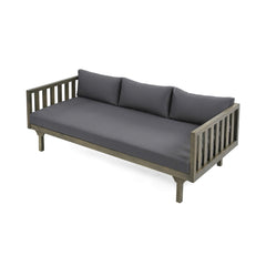Claremont 3-Seater Acacia Wood Daybed Sofa With Water-Resistant Cushions (SAK65773)