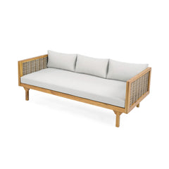 Claremont 3-Seater Acacia Wood Daybed Sofa With Water-Resistant Cushions (SAK65773)