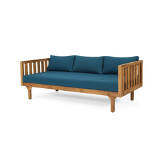 Claremont 3-Seater Acacia Wood Daybed Sofa With Water-Resistant Cushions (SAK65773)