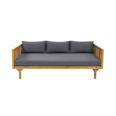 Claremont 3-Seater Acacia Wood Daybed Sofa With Water-Resistant Cushions (SAK65773)
