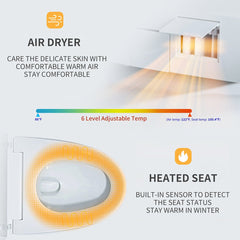 CNS Premium Smart Tankless Bidet Toilet W/ Auto Open & Close Lid (95371482)