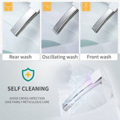 CNS Premium Smart Tankless Bidet Toilet W/ Auto Open & Close Lid (95371482)