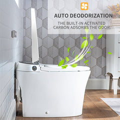 CNS Premium Smart Tankless Bidet Toilet W/ Auto Open & Close Lid (95371482)