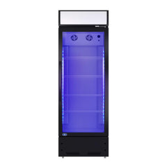Heavy Duty Industrial Glass Door Beverage Merchandiser Refrigerator Cooler, 11 Cu.Ft (SAK04571)