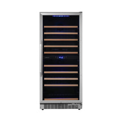 Edgestar Premium 101 Bottle Capacity Built In Dual Zone Wine Cooler, 24" (SAK92835)