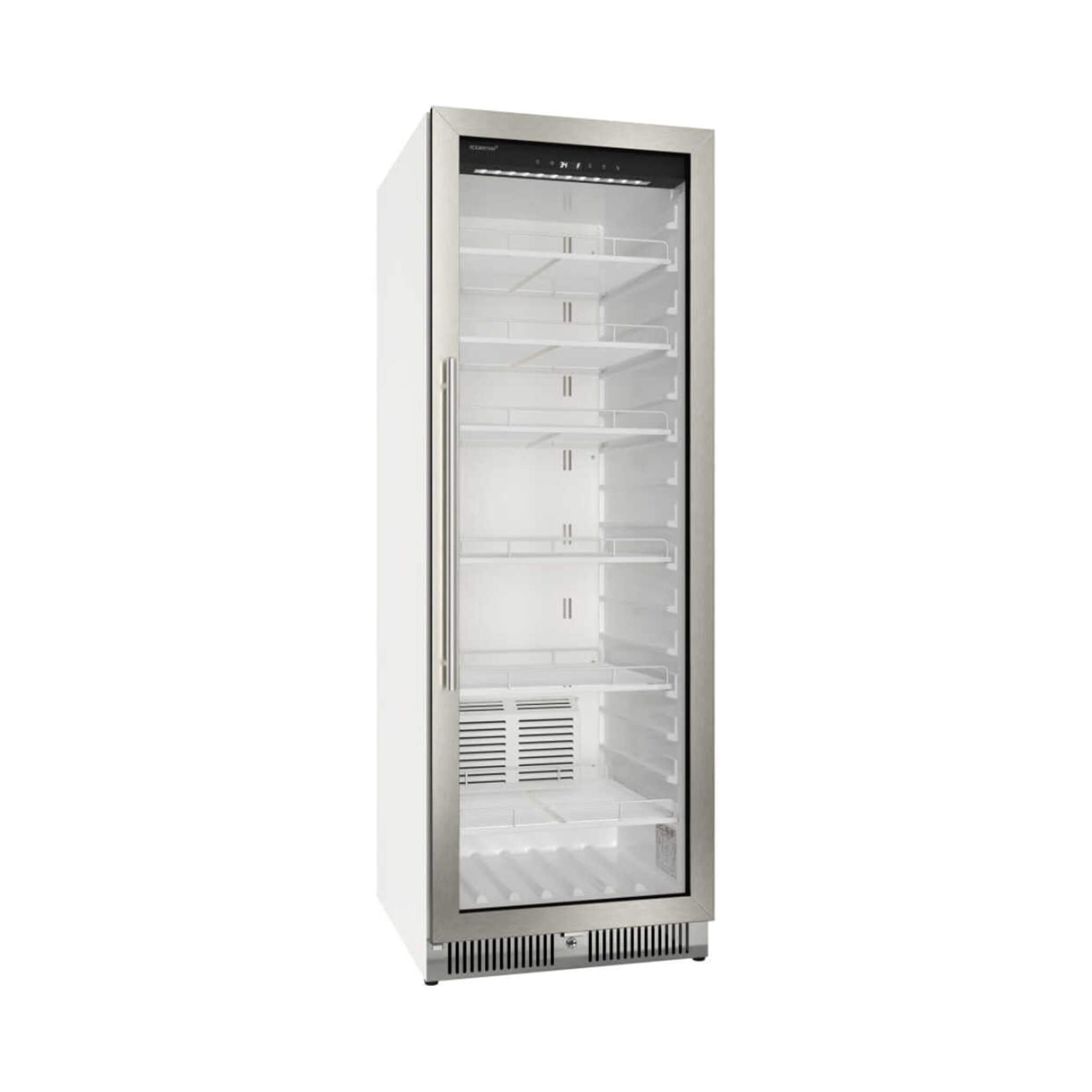 Edgestar 13.7 Cubic Feet Commercial Beverage Merchandiser With Temperature Alarm And Reversible Door, 24" (SAK62395)