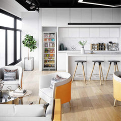 Edgestar 13.7 Cubic Feet Commercial Beverage Merchandiser With Temperature Alarm And Reversible Door, 24" (SAK62395)