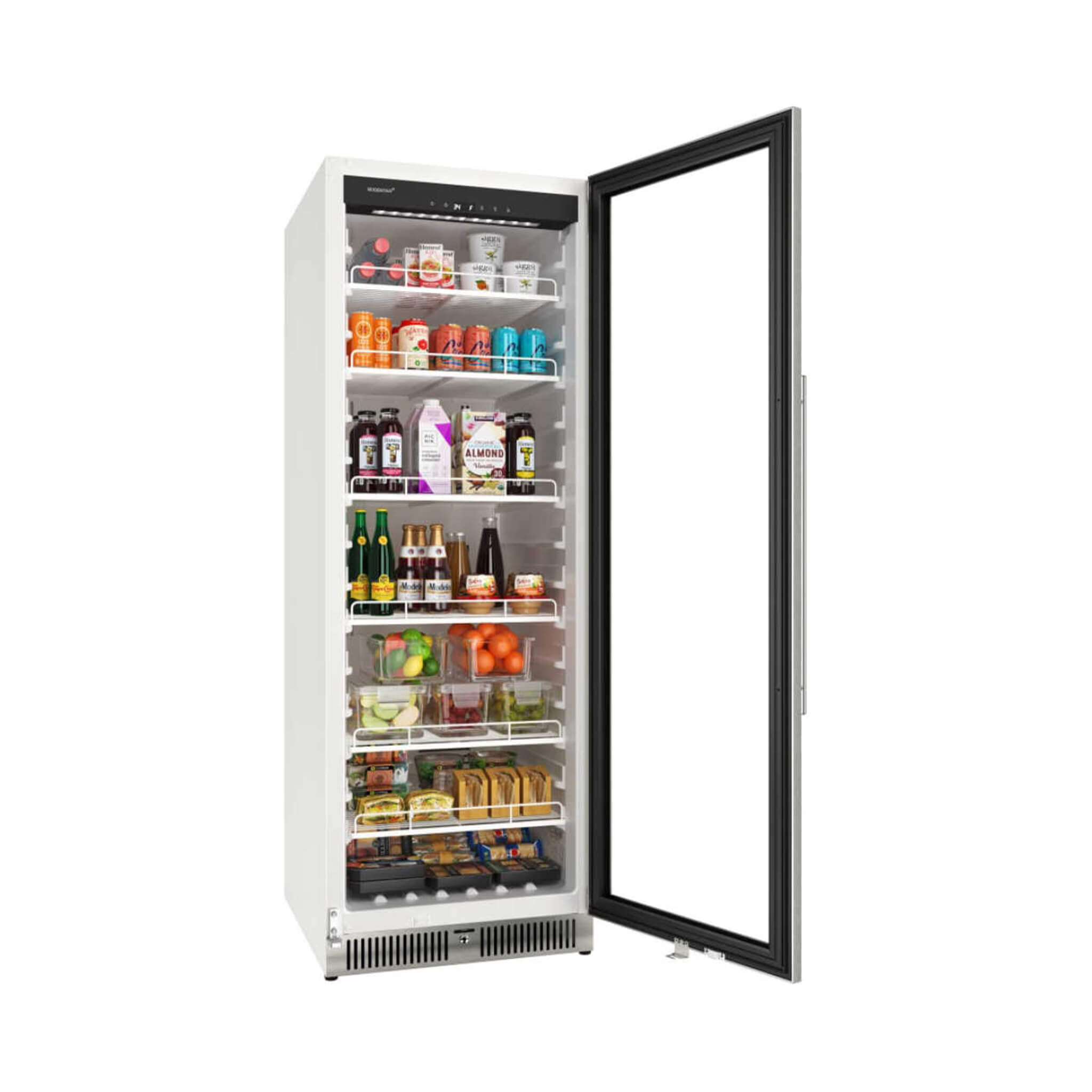 Edgestar 13.7 Cubic Feet Commercial Beverage Merchandiser With Temperature Alarm And Reversible Door, 24" (SAK62395)