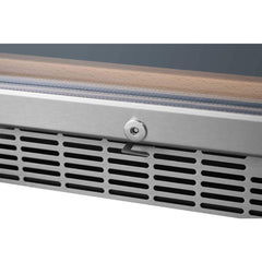 Edgestar 141 Bottle Capacity Freestanding Dual Zone Wine Cooler With Interior Lighting, 24" (SAK49245)