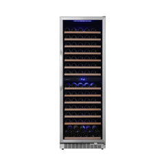 Edgestar 141 Bottle Capacity Freestanding Dual Zone Wine Cooler With Interior Lighting, 24" (SAK49245)