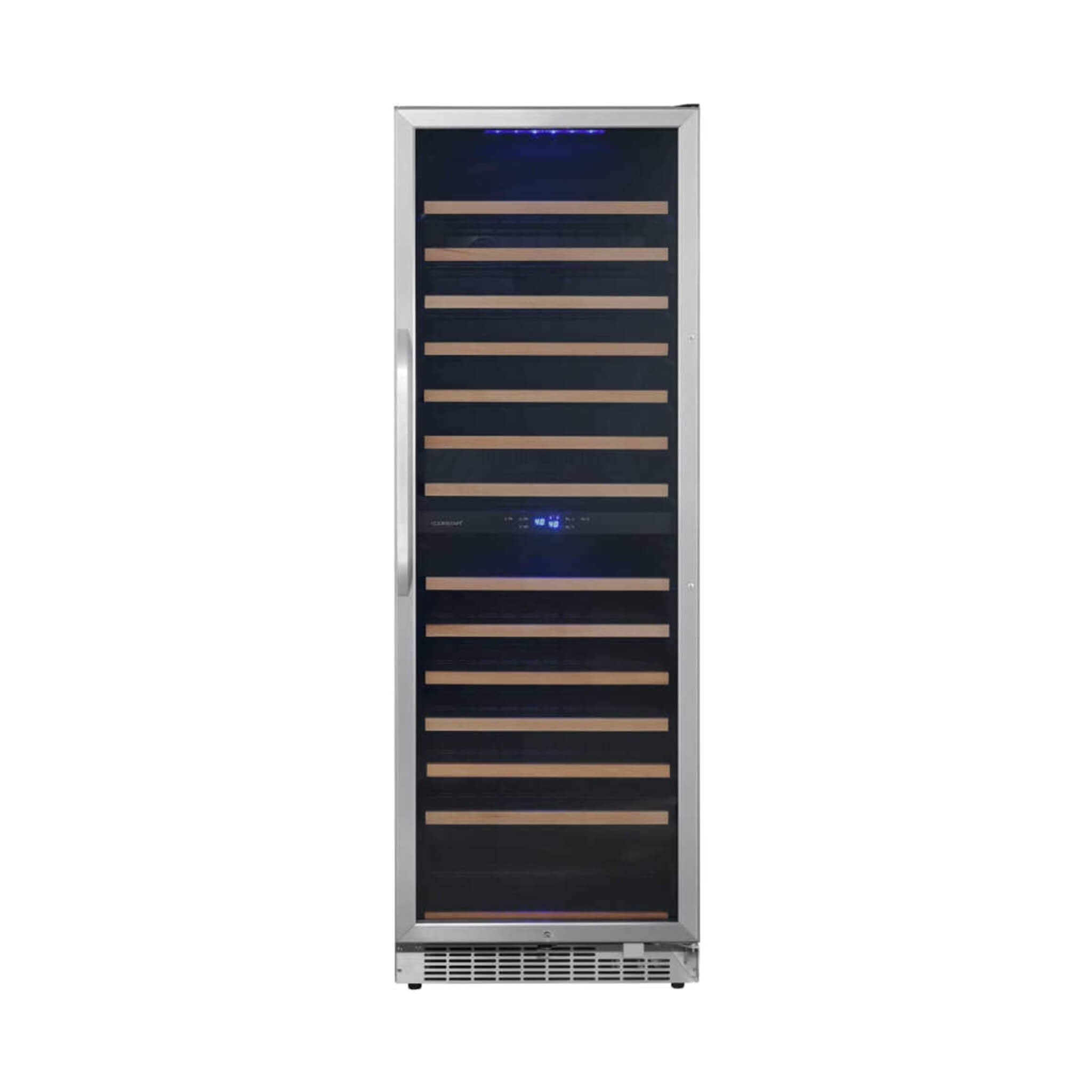 Edgestar 141 Bottle Capacity Freestanding Dual Zone Wine Cooler With Interior Lighting, 24" (SAK49245)