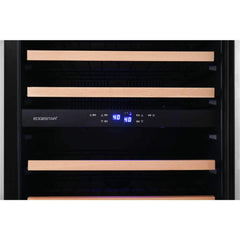 Edgestar 141 Bottle Capacity Freestanding Dual Zone Wine Cooler With Interior Lighting, 24" (SAK49245)