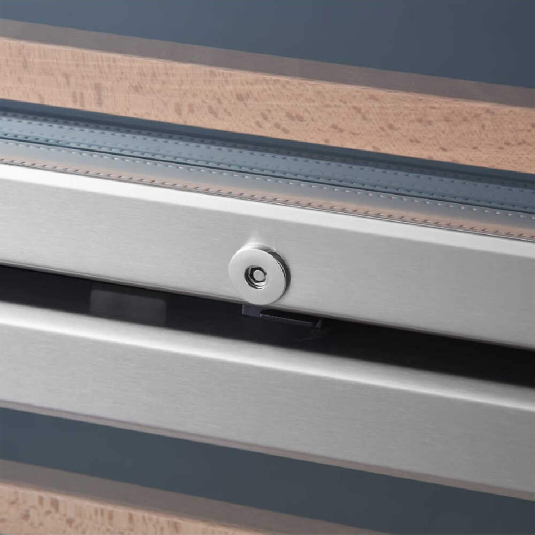 Edgestar 142 Bottle Built-In Dual Zone Double Door Wine Cooler With Door Lock, 24" (SAK30742)