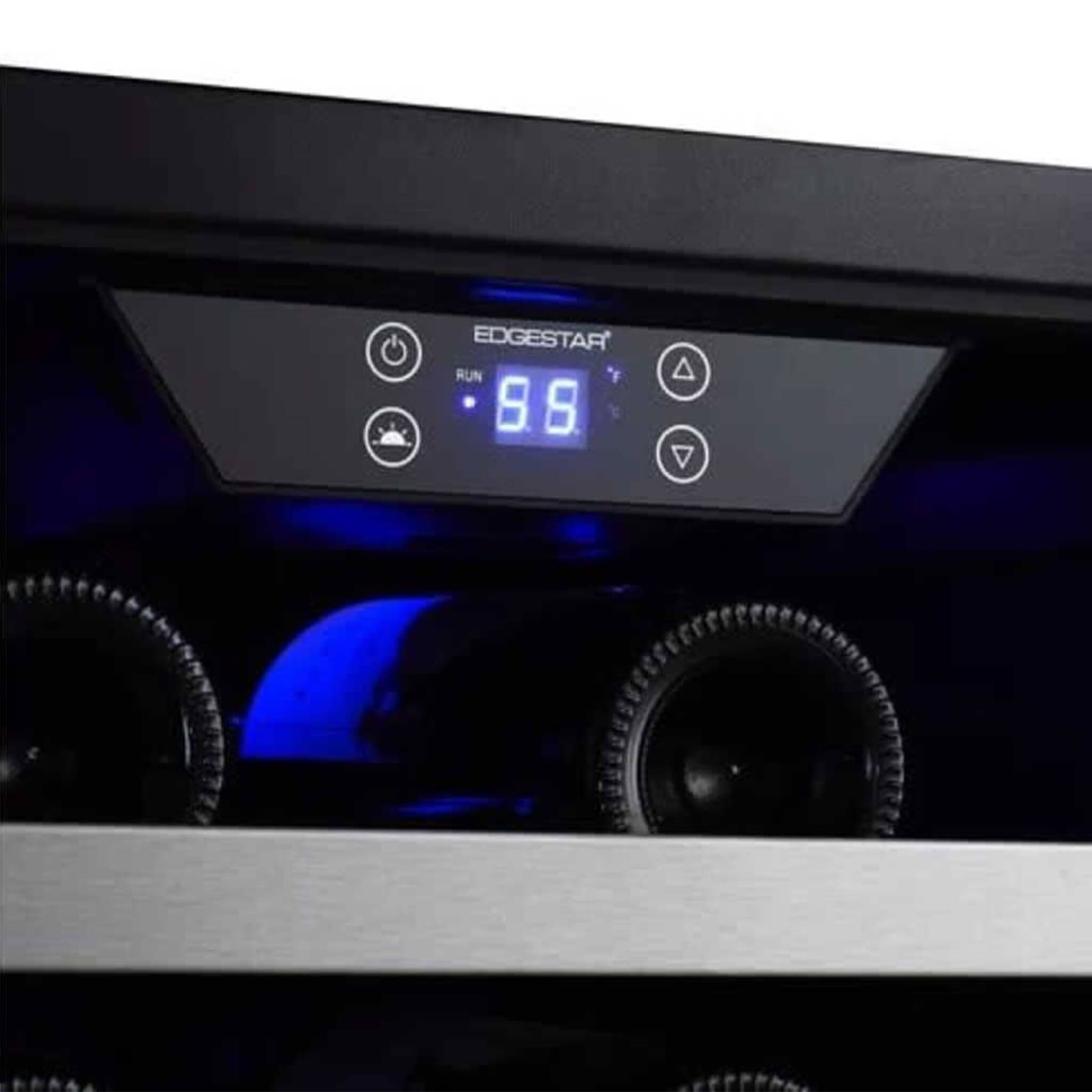 Edgestar 30" Wide 28 Bottle Built In Dual Zone Beverage Center With 86 Can Capacity (SAK35972)