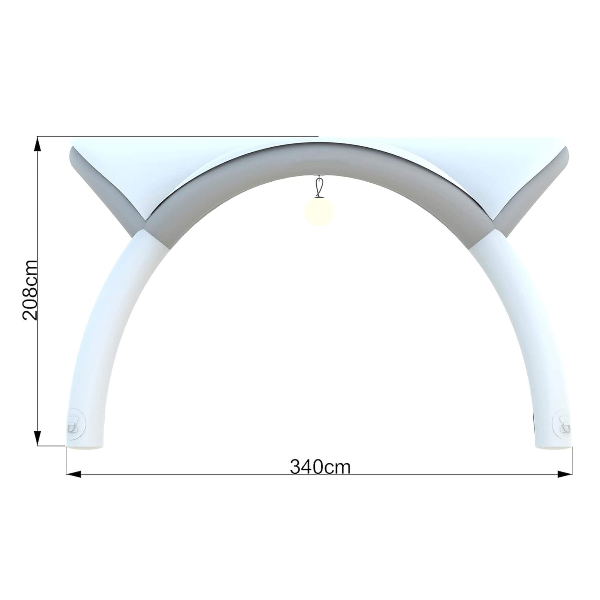 Extra Large Inflatable Floating Dock Platform With Air Pump (SAK91230)
