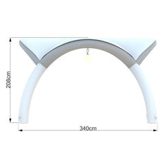 Extra Large Inflatable Floating Dock Platform With Air Pump (SAK91230)