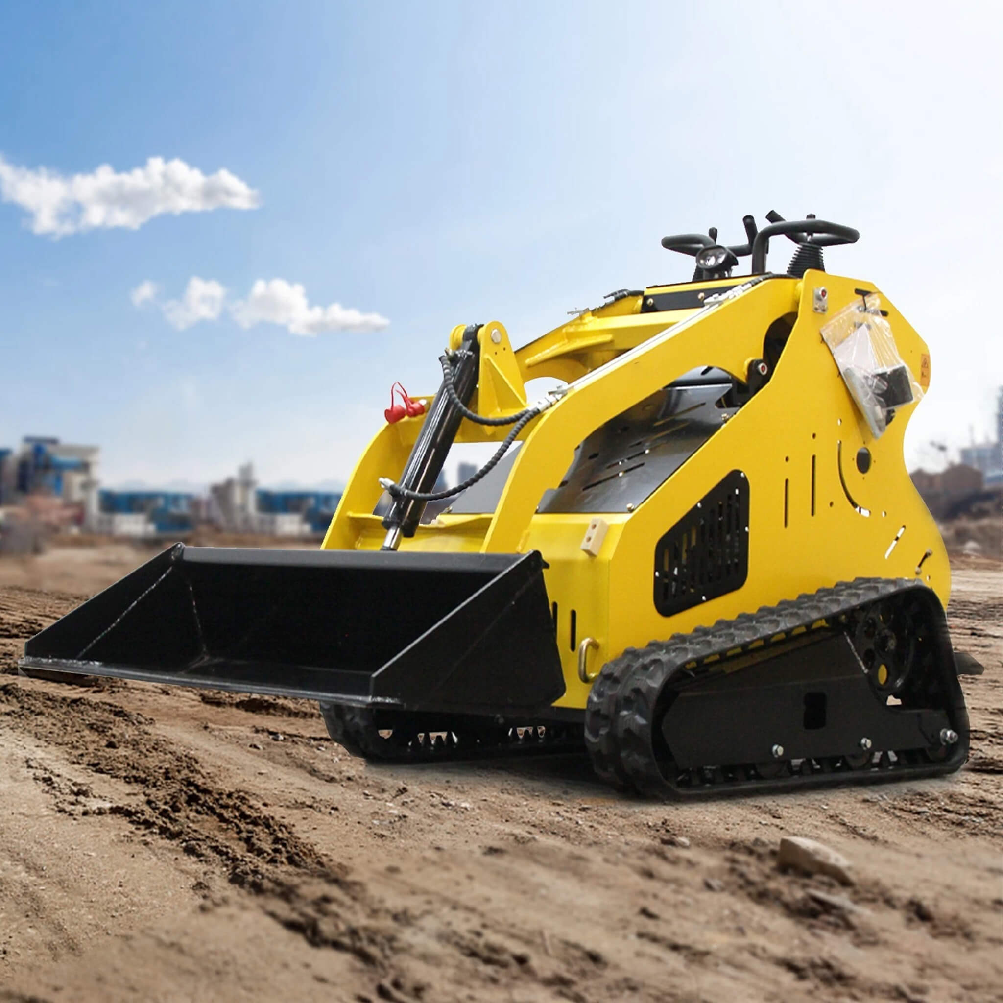 Heavy Duty 13HP Mini Skid Steer Loader Crawler With Bucket (SAK34261)