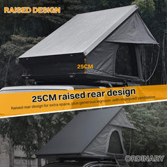 Heavy Duty 2-3 Person Hardshell Rooftop Tent With Ladder (SAK93120)
