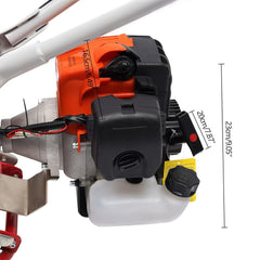 Heavy Duty 2.5HP 2-Stroke 52CC Gas-Powered Walk-Behind Brush Sweeper Broom, 24" (97138624)