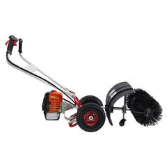 Heavy Duty 2.5HP 2-Stroke 52CC Gas-Powered Walk-Behind Brush Sweeper Broom, 24" (97138624)