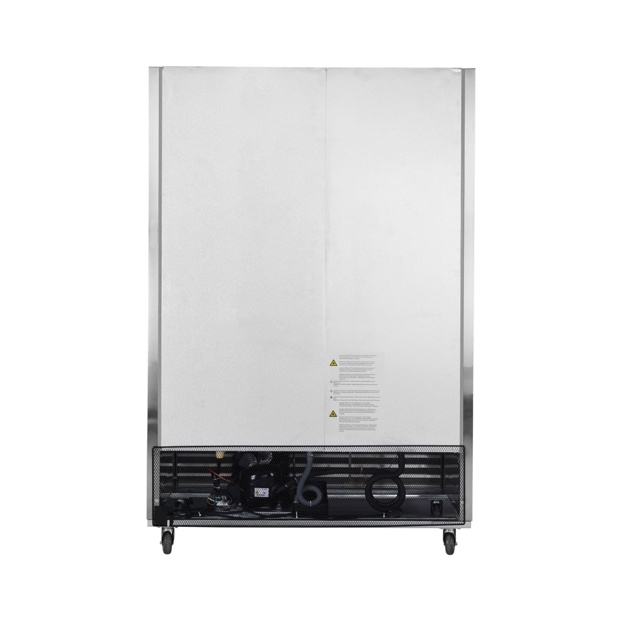 Heavy Duty 54" Stainless Steel 2-Door Reach-In Upright Commercial Freezer (SAK66598)