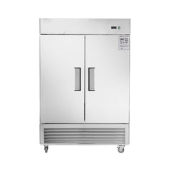 Heavy Duty 54" Stainless Steel 2-Door Reach-In Upright Commercial Freezer (SAK66598)