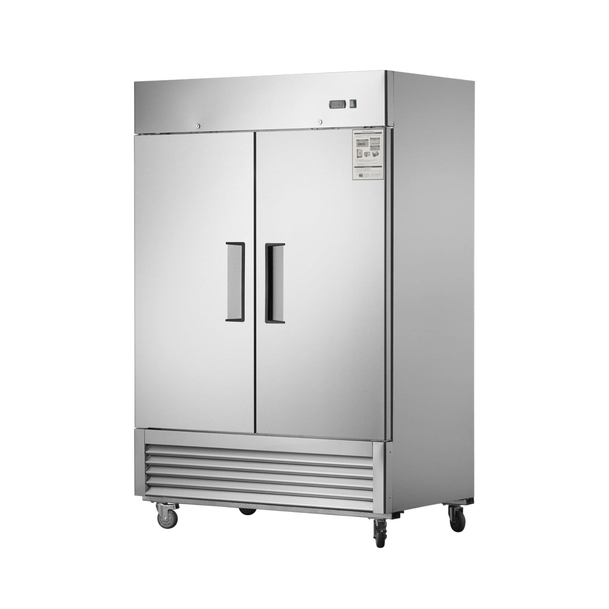 Heavy Duty 54" Stainless Steel 2-Door Reach-In Upright Commercial Freezer (SAK66598)