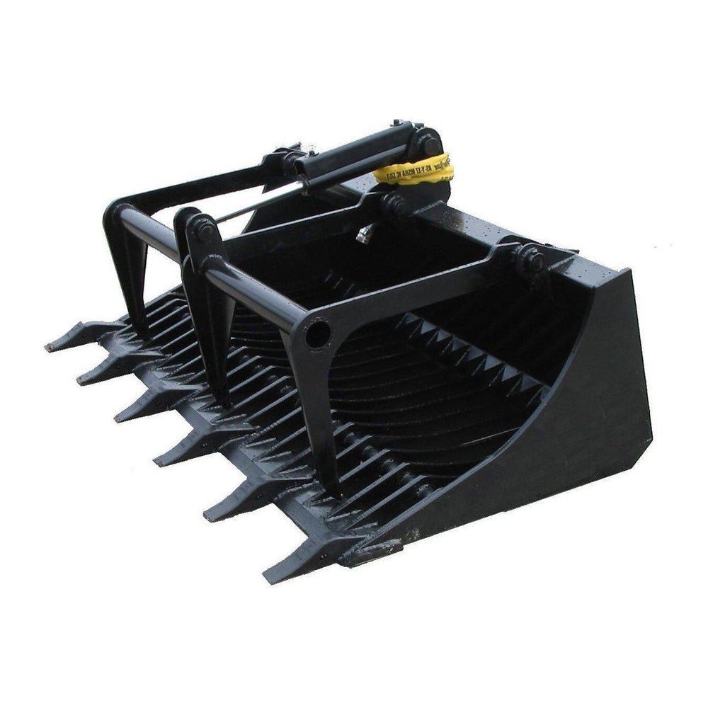 Heavy Duty 66 Inch Rock Grapple Bucket Tractor Attachment With Tongs (92517364)