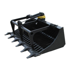 Heavy Duty 66 Inch Rock Grapple Bucket Tractor Attachment With Tongs (92517364)