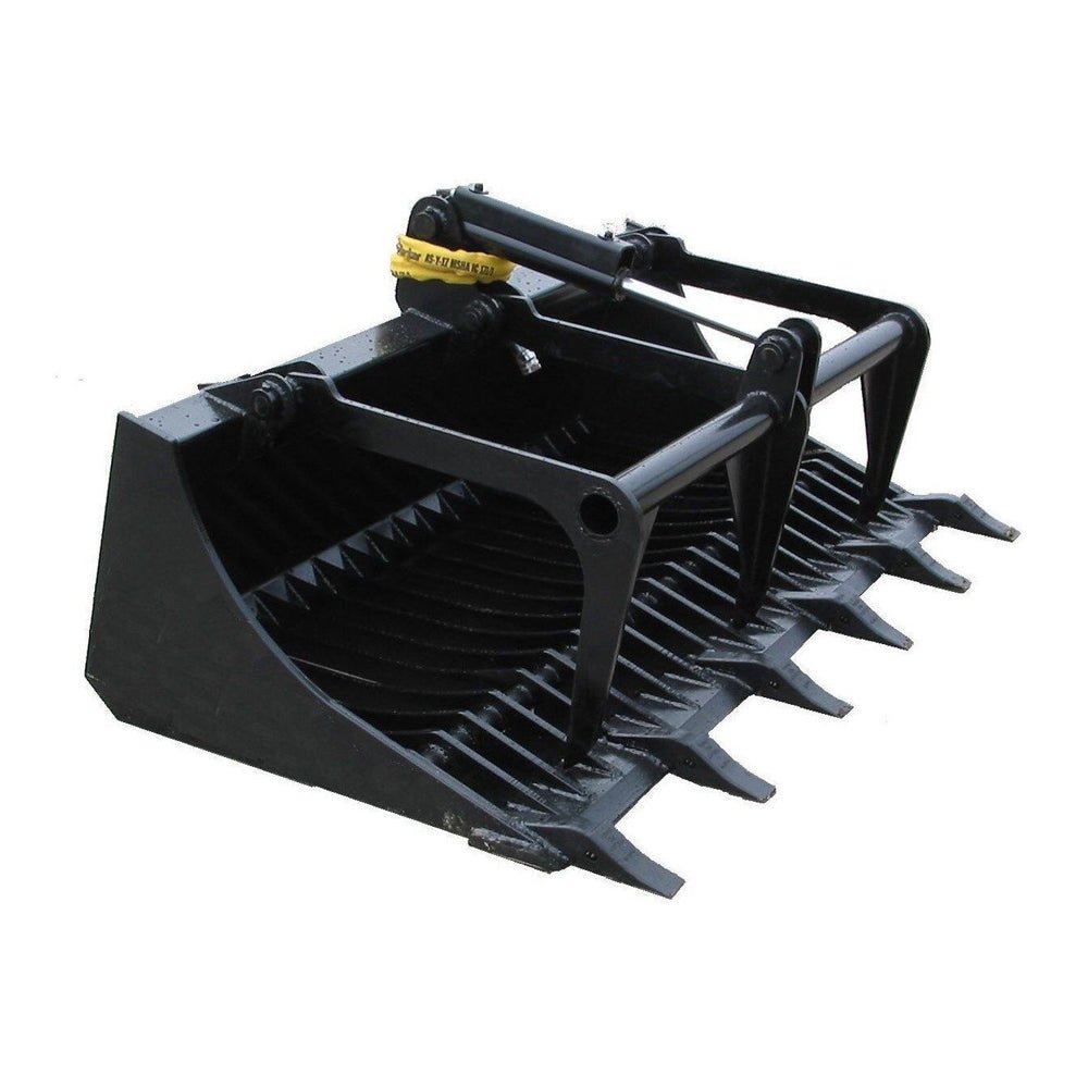 Heavy Duty 66 Inch Rock Grapple Bucket Tractor Attachment With Tongs (92517364)