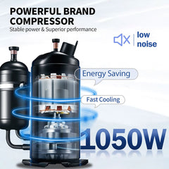 Heavy Duty Commercial 3 Flavor Countertop Soft Serve Ice Cream Maker Machine, 2350W (91803572)
