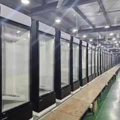 Heavy Duty Commercial Single Glass Door Refrigerator With LED Lights, 23" (SAK43533)