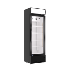 Heavy Duty Commercial Single Glass Door Refrigerator With LED Lights, 23" (SAK43533)