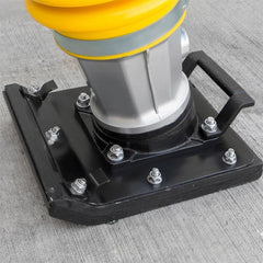 Heavy Duty Gas Powered Impact Dirt Rammer Jumping Jack Tamper Plate Ground Compactor W/ Wheels, 6.5HP (SAK57684)